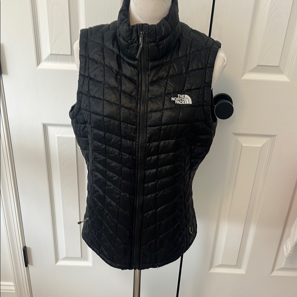The North Face Black Quilted Vest